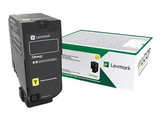 Lexmark - Gul - original - tonerpatron for Lexmark CS827de, CX827de