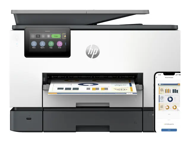 HP Officejet Pro 9130b All-in-One - Multifunksjonsskriver farge in...