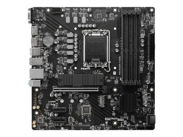 MSI PRO B760M-P DDR4 - Hovedkort micro ATX LGA1700-sokkel B760 Chi...