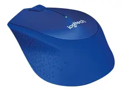 Logitech M330 SILENT PLUS - Mus - 3 knapper tr&#229;dl&#248;s - 2.4 GHz - USB tr&#229;dl&#248;s mottaker - bl&#229;
