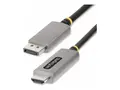 STARTECH.COM 6ft 2m DisplayPort to HDM Adapter Cable 8K 60Hz 4K 144Hz HDR10 DP