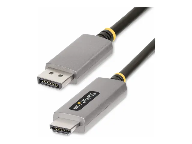 StarTech.com 6ft (2m) DisplayPort to HDMI Adapter Cable, 8K 60Hz, ...