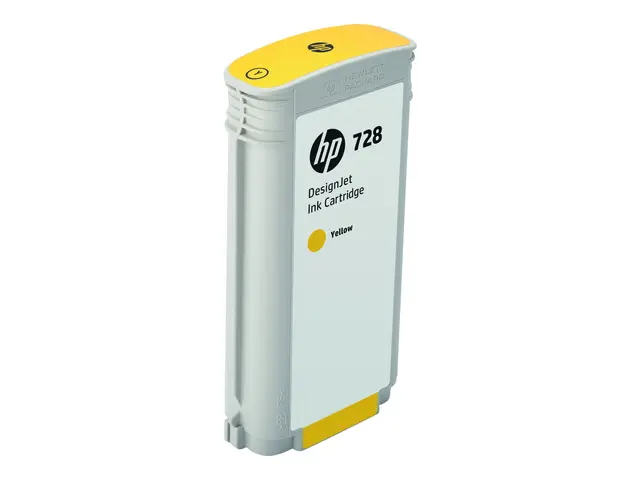 HP 728 - 130 ml - gul - original - DesignJet - blekkpatron - for D...