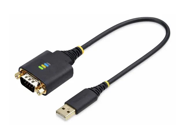 StarTech.com 1ft (30cm) USB to Serial Adapter Cable, COM Retention...