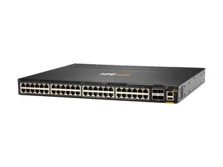 HPE Aruba CX 6300M - Switch - Kun horisontal overflatemontering L3 - Styrt - 48 x 10/100/1000 (PoE+) + 4 x 50 Gigabit Ethernet SFP56 - bakside til front-luftflyt - rackmonterbar - PoE+ - TAA-samsvar