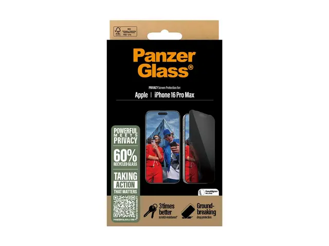 PanzerGlass - Skjermbeskyttelse for mobiltelefon ultrabred passfor...