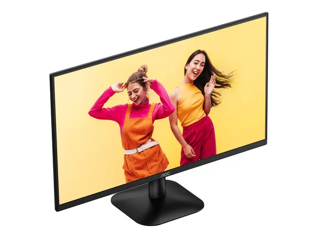AOC Basic-line Q27B35E - LED-skjerm - 27" 2560 x 1440 QHD @ 75 Hz - IPS - 300 cd/m² - 1500:1 - HDR10 - 1 ms - HDMI, DisplayPort - svart 