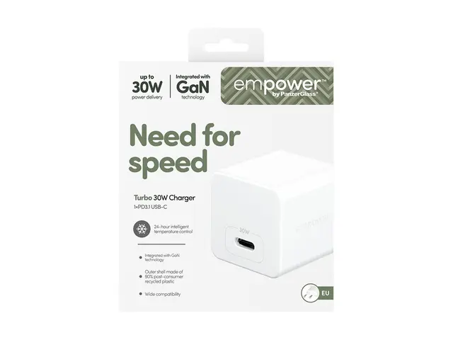 empower by PanzerGlass - Strømadapter 30 watt Power Delivery 3.1 (...