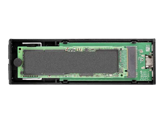 StarTech.com USB-C 10Gbps to M.2 NVMe or SATA SSD Enclosure, Tool-...