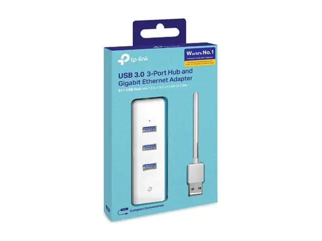 TP-Link UE330 - Nettverksadapter - USB 3.0 - Gigabit Ethernet