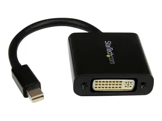 StarTech.com Mini DisplayPort to DVI Adapter 1920x1200 - 1080p - Dongle - Monitor Adapter - Mini DisplayPort Adapter - Mini DP to DVI (MDP2DVI3) - DVI-adapter - Mini DisplayPort (hann) til DVI-I (hunn) - 17 cm - svart