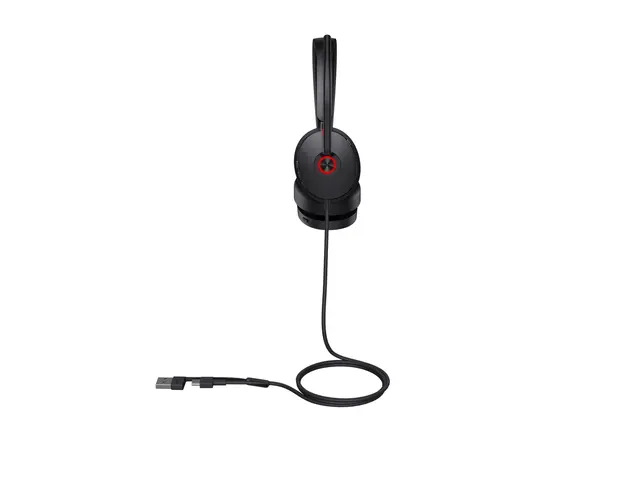 Yealink UH48 Dual - Hodesett on-ear kablet aktiv støydemping USB-C...