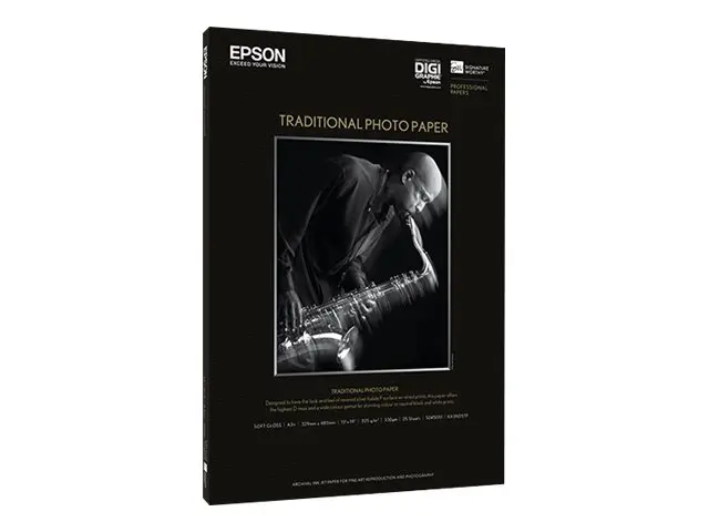 Epson Traditional Photo Paper - A4 (210 x 297 mm) - 330 g/m² - 25 ...