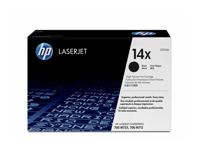 HP 14X - Høy ytelse svart original LaserJet tonerpatron (CF214X) f...