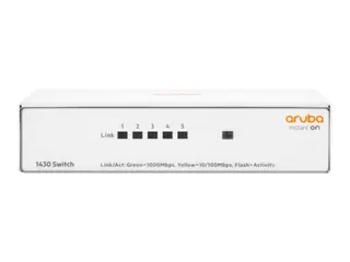 HPE Networking Instant On 1430 5G Switch Switch - ikke-styrt - 5 x 10/100/1000 - stasjon&#230;r, veggmonterbar - BTO