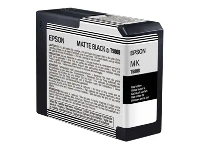 Epson T5808 - 80 ml matt svart original blekkpatron for Stylus Pro...