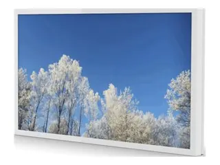 HI-ND EASY - Monteringssett (hylster) - for flatpanel landskap - metall - hvit - skjermstørrelse: 50" - veggmonterbar