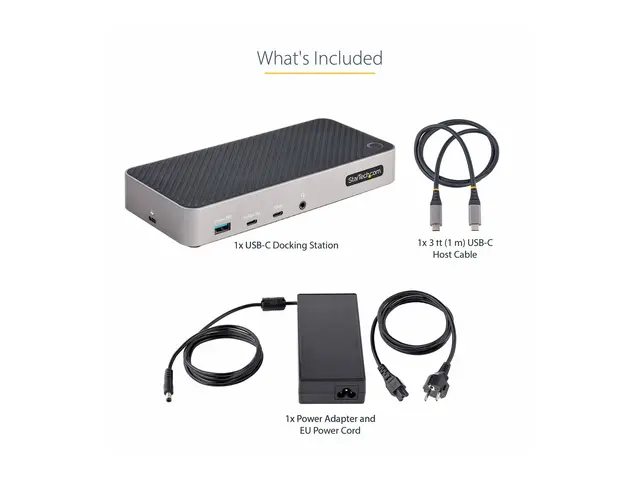 StarTech.com USB-C Triple Monitor Docking Station - HDMI/DP 4k Doc...