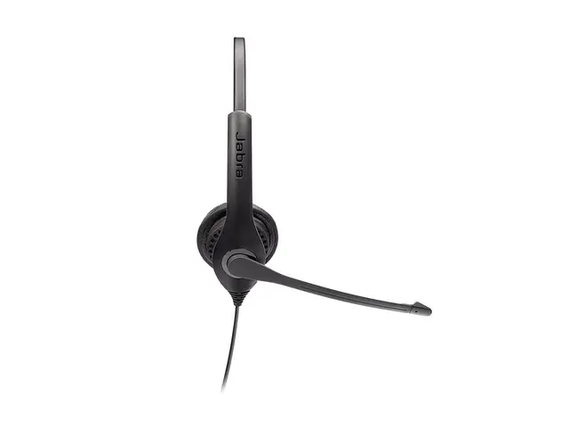 Jabra BIZ 1100 Duo - Hodesett on-ear kablet 3,5 mm jakk svart akad...