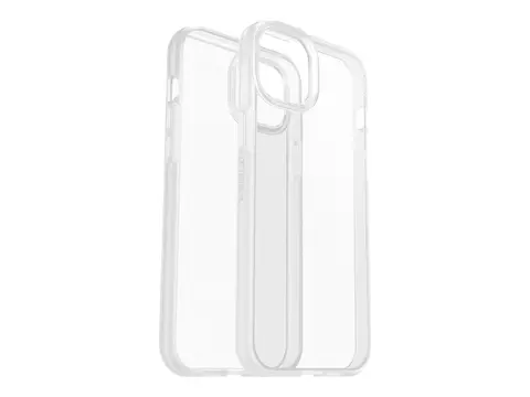 OtterBox React Series - Baksidedeksel for mobiltelefon termoplastisk elastomer (TPE), polykarbonat - blank - for Apple iPhone 14 Plus, 15 Plus