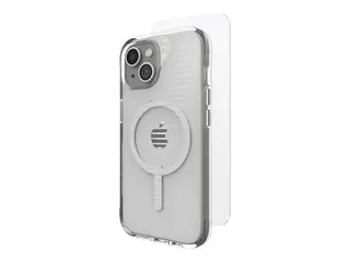 ZAGG Luxe Snap - Beskyttelsesboks baksidedeksel for mobiltelefon MagSafe-samsvar - blank - for Apple iPhone 15