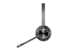 HP Poly Voyager 4320 - Voyager 4300 series hodesett - on-ear - Bluetooth - trådløs, kablet - USB-C - svart - Certified for Microsoft Teams, Zoom Certified
