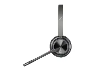 HP Poly Voyager 4320 - Voyager 4300 series hodesett - on-ear - Bluetooth - trådløs, kablet - USB-C - svart - Certified for Microsoft Teams, Zoom Certified