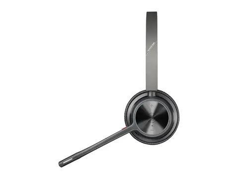 HP Poly Voyager 4320 - Voyager 4300 series hodesett - on-ear - Bluetooth - tr&#229;dl&#248;s, kablet - USB-C - svart - Certified for Microsoft Teams, Zoom Certified