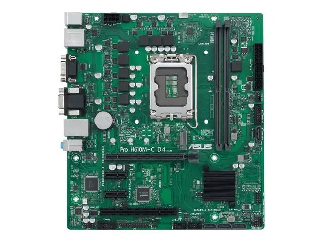 ASUS PRO H610M-C D4-CSM - Hovedkort micro ATX LGA1700-sokkel H610 ...