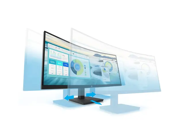 HP P34hc G4 - P-Series - LED-skjerm - kurvet - 34" - 3440 x 1440 W...