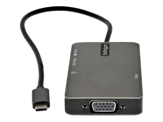 StarTech.com USB-C Multiport Adapter, to 4K 30Hz HDMI or 1080p VGA...