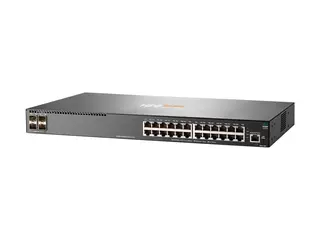 HPE Aruba 2930F 24G 4SFP - Switch - L3 - Styrt 24 x 10/100/1000 + 4 x Gigabit SFP (opplink) - rackmonterbar