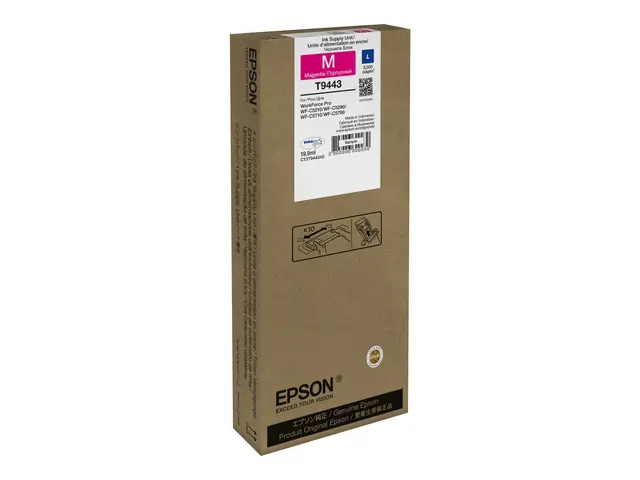 Epson T9443 - 19.9 ml - L-størrelse - magenta - original - blekkpa...