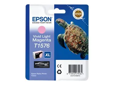Epson T1576 - 25.9 ml - livlig lys magenta - original - blister - ...