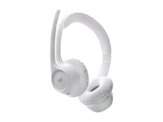 Logitech Zone 300 - Hodesett on-ear Bluetooth trådløs elfenbenshvit