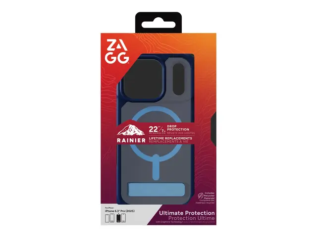 ZAGG Rainier Snap - Baksidedeksel for mobiltelefon robust MagSafe-...