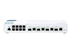 QNAP QSW-M408-4C - Switch - Styrt 8 x 10/100/1000 + 4 x kombo 10 Gigabit SFP+ - stasjon&#230;r