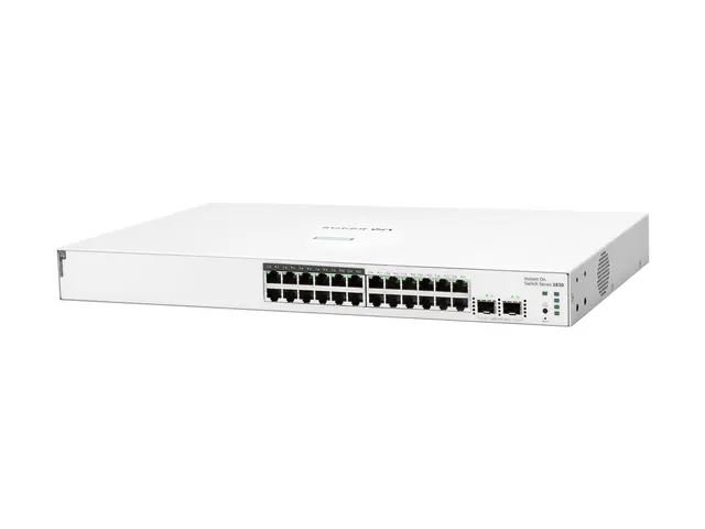 HPE Networking Instant On 1830 24G 12p Class4 PoE 2SFP 195W Switch...