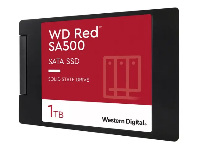 WD Red SA500 WDS100T1R0A - SSD 1 TB intern 2.5" SATA 6Gb/s