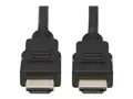 Eaton Tripp Lite Series High-Speed HDMI to HDMI Cable, Digital Video with Audio, UHD 4K, Black, 6 ft. (1.83 m) HDMI-kabel - HDMI hann til HDMI hann - 1.8 m - dobbeltisolert - svart - 4K-st&#248;tte