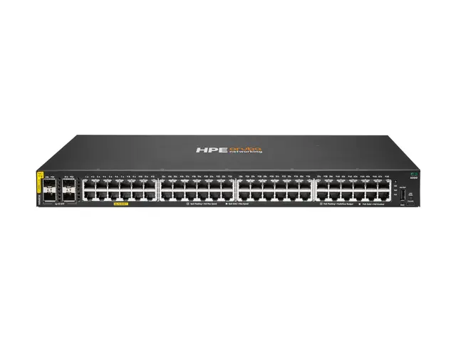 HPE Aruba Networking CX 6000 48p 10M/100M/1G Class4 PoE 4p SFP 1G ...