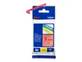 Brother TZe-421 - Selv-adhesiv - svart p&#229; r&#248;dt Rull (0,9 cm x 8 m) 1 kassett(er) laminert teip - for Brother PT-P750, P950; P-Touch PT-1005; P-Touch Cube PT-P300; P-Touch Cube Plus PT-P710