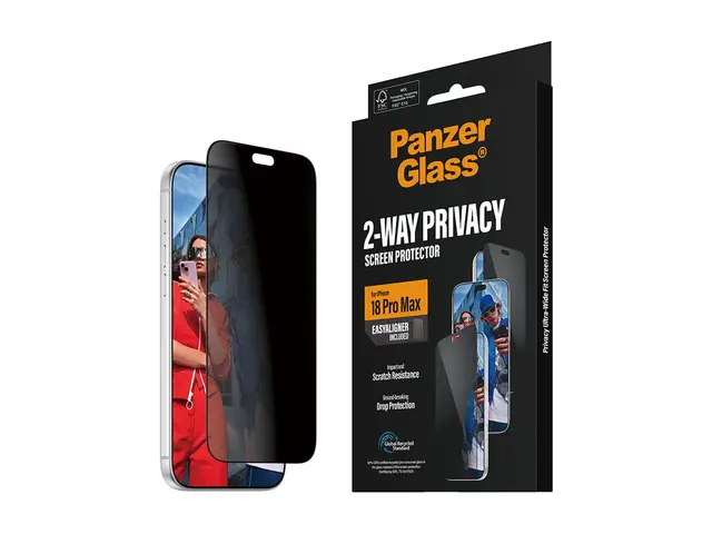 PanzerGlass - Skjermbeskyttelse for mobiltelefon - ultravid passfo...