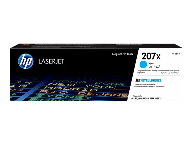 HP 207X - Høy ytelse - cyan - original - LaserJet - tonerpatron (W...