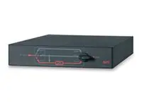 APC Service Bypass Panel - Oml&#248;pssvitsj (kan monteres i rack) AC 100/120 V - utgangskontakter: 1 - 2U - 19&quot; - svart - for P/N: SRT1500XLI, SRT3000RMXLI-NC, SRT3000XLW-IEC, SRT5KRMXLIM, SRT6KRMXLIM, SRTL2K2RM1UWNC