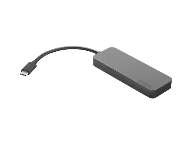 Lenovo USB-C to 4 Port USB-A Hub - x SuperSpeed USB 3.0 + 1 stasjonær