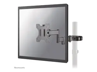 Neomounts FL40-450BL11 - Monteringssett (stangmontering) full bevegelse - for TV - svart - skjermstørrelse: 17"-32"