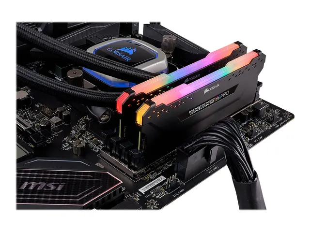CORSAIR Vengeance RGB PRO - DDR4 sett 32 GB: 2 x 16 GB DIMM 288-pi...