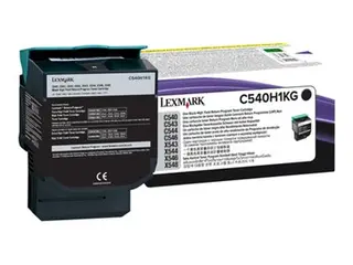Lexmark - Høy ytelse - svart - original tonerpatron LCCP, LRP - for Lexmark C540, C543, C544, C546, X543, X544, X546, X548