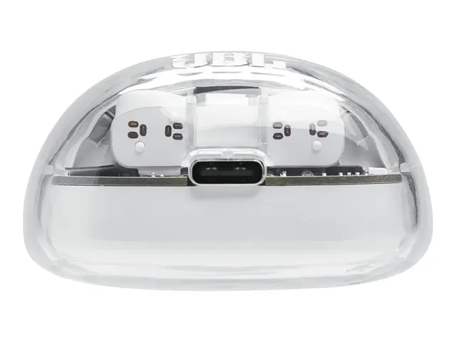 JBL TUNE Flex 2 - Ghost Edition - True wireless-hodetelefoner med mikrofon i øret - Bluetooth - aktiv støydemping - spøkelseshvit 